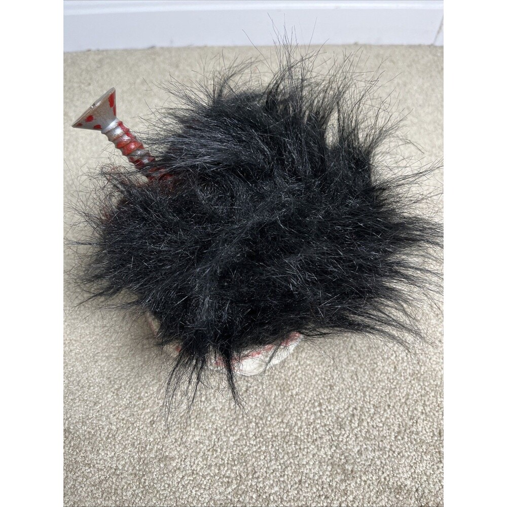 Gemmy Halloween Horror Hat Turning Screw Scary Blood Bandage‎ Hat Makes Sound